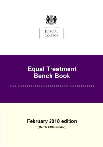 Equal Treatment Bench Book Latest Edition Courts And Tribunals Judiciary
