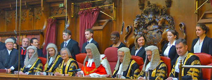 Photo of judges at the bench