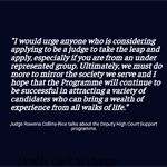 Judge support programme
