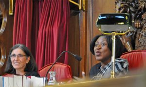 Photo of Lady Justice Simler and HHJ Barbara Mensah