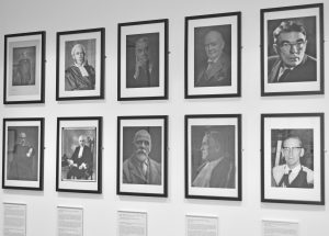 Commercial Court exhibition - judges' photos