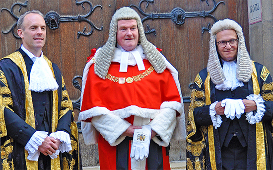Lord Chancellor, Lord Chief Justice and Master of the Rolls