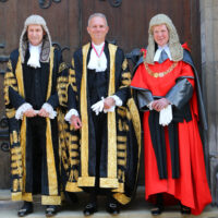 The Master of the Rolls Sir Terence Etherton, The Lord Chancellor The Rt Hon. David Lidington MP, The Lord Chief Justice The Rt Hon Lord Thomas of Cwmgiedd.