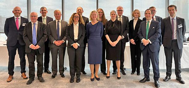 Members of the Civil Procedure Rule Committee and Secretariat, with Lady Justice Sara Cockerill, Deputy Head of Civil Justice (centre).