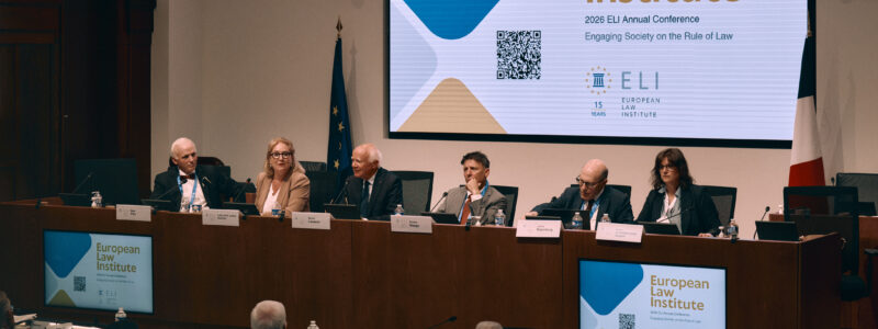 The Lady Chief Justice of England and Wales, Baroness Carr of Walton-on-the-Hill, at a recent event entitled ‘Engaging Society on the Rule of Law’, as part of the European Law Institute’s (ELI) annual conference.