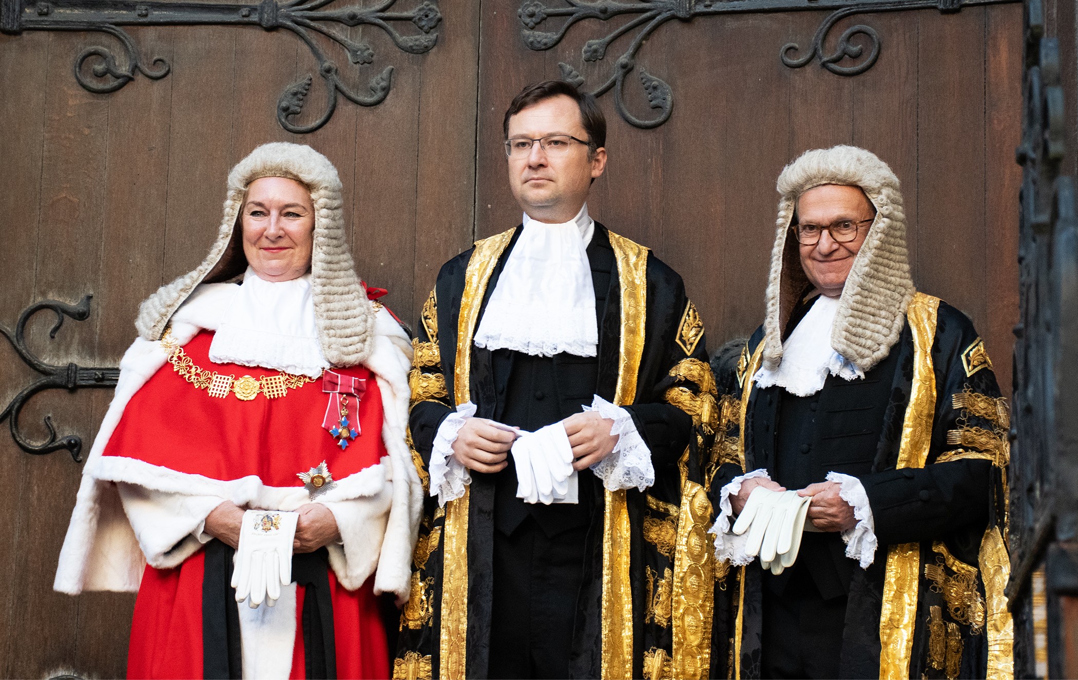 Lady Chief Justice, Lord Chancellor, and Master of the Rolls. Swearing in of the Lord Chancellor